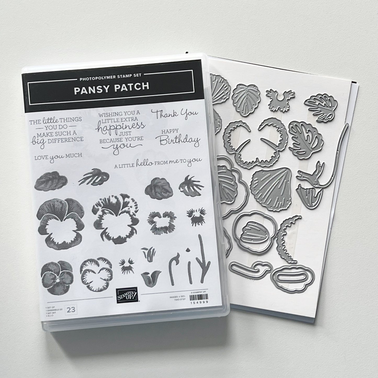 Stampin’ Up! Pansy Patch Stamp & Dies