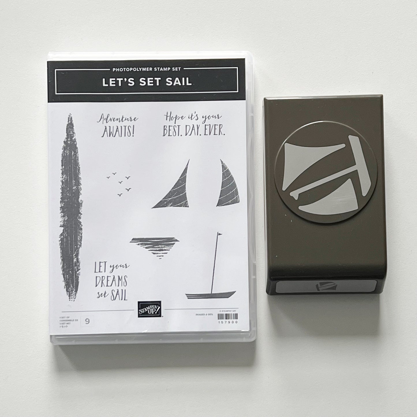 Stampin’ Up! Lets Set Sail Stamps & Punch