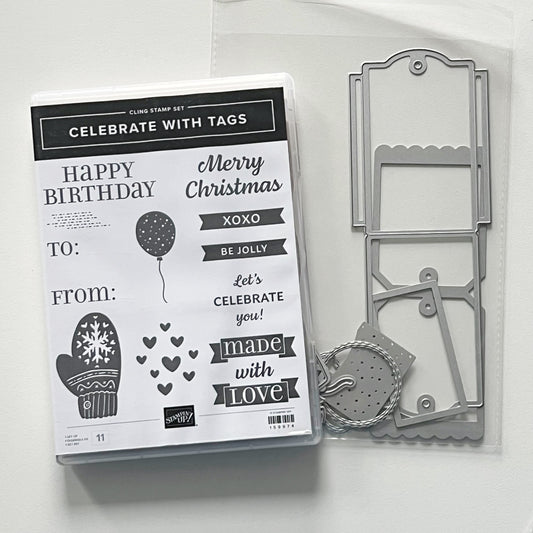 Stampin’ Up! Celebrate with Tags Stamps & Dies