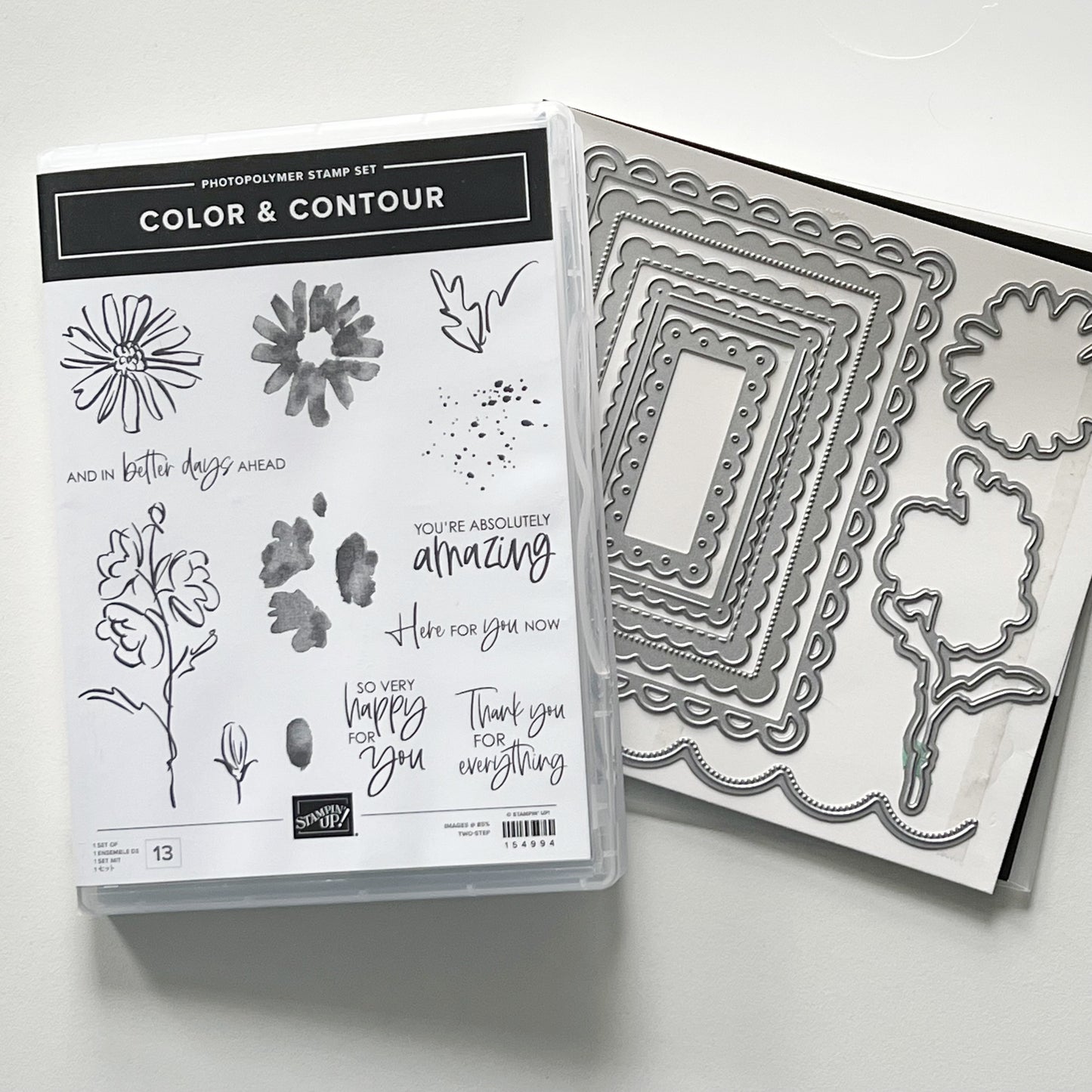Stampin’ Up! Color & Contour Stamps & Dies